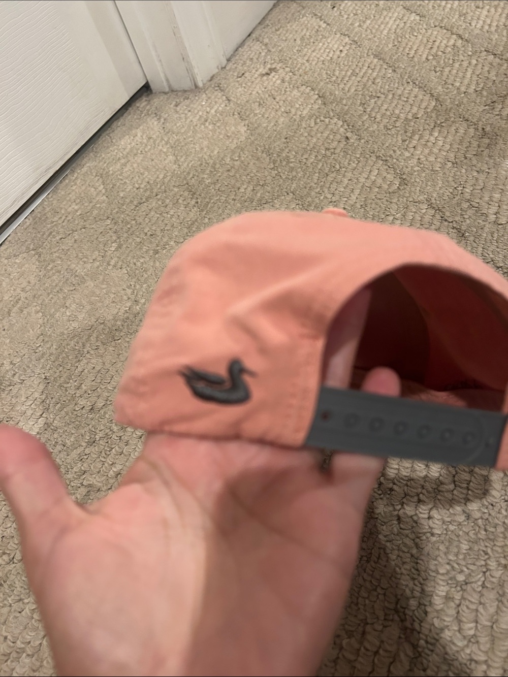 Southern Marsh Coral Rope-Trim Cap - Picture 3 of 5